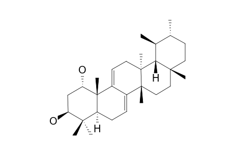 BAUER-7,9(11)-DIENE-1-ALPHA,3-BETA-DIOL