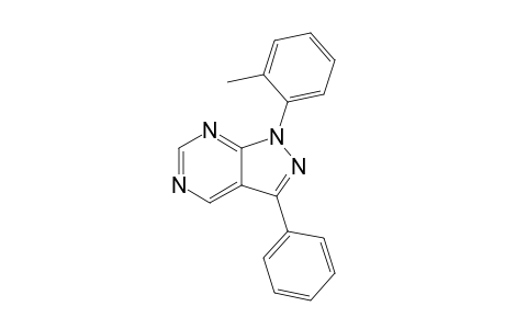 1-(2-Methylphenyl)-3-phenyl-1H-pyrazolo[3,4-d]pyrimidine