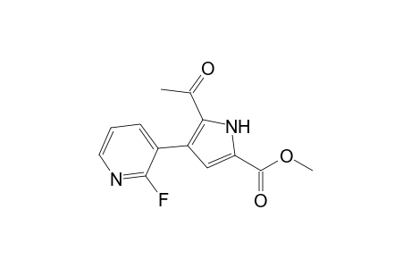 5-Acetyl-4-(2-fluoro-3-pyridinyl)-1H-pyrrole-2-carboxylic acid methyl ester