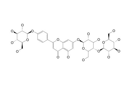 APIGENIN-7-O-CELLOBIOSIDE-4'-O-GLUCOSIDE;APIGENIN-7-O-BETA-D-GLUCOPYRANOSYL-(1'''->4'')-BETA-D-GLUCOPYRANOSIDE-4'-O-BETA-D-GLUCOPYRANOSIDE