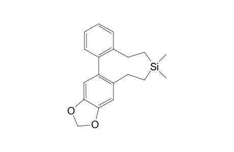 5,6-Methylenedioxy-1,1-dimethyldibenzo[d,f][1]-silanonane