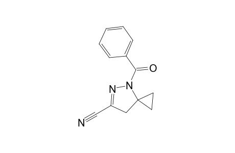 4-Benzoyl-4,5-diazaspiro[2.4]hept-5-ene-6-carbonitrile