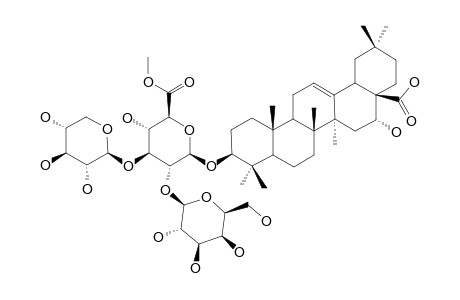 3-O-BETA-[GALACTOPYRANOSYL-(1->2)-[XYLOPYRANOSYL-(1->3)]-(6-O-METHYL)-GLUCURONOPYRANOSYL]-ECHINOCYSTIC-ACID