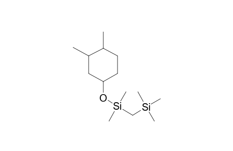 [(3,4-Dimethylcyclohexyl)oxy](dimethyl)[(trimethylsilyl)methyl]silane