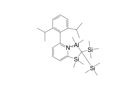 {{[6-(2,6-DIISOPROPYLPHENYL)-PYRID-2-YL]-DIMETHYLSILYL}-BIS-(TRIMETHYLSILYL)-METHYL}-DIMETHYLALUMINIUM