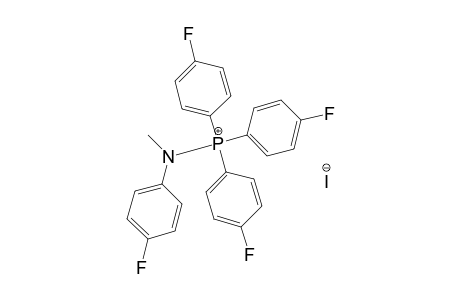 N-METHYL-N-(PARA-FLUOROPHENYL)-IMINO-PARA-TRIFLUOROPHENYLPHOSPHONIUM-IODIDE