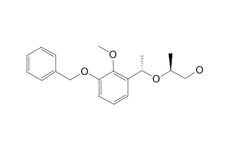 (ALPHA'S,2S)-2-(3'-BENZYLOXY-2'-METHOXY-ALPHA'-METHYLBENZYLOXY)-PROPAN-1-OL