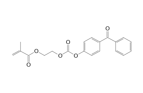 2-Propenoic acid, 2-methyl-, 2-[[(4-benzoylphenoxy)carbonyl]oxy]ethyl ester