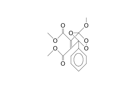 1-Methoxy-5,6-bis(methoxycarbonyl)-4-phenyl-2,3,7-trioxa-bicyclo(2.2.1)hept-5-ene