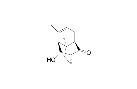 (+/-)-(1R*,2R*,3S*,7R*,8S*)-2-HYDROXY-4,8-DIMETHYLTRICYCLO-[5.3.1.0(3,8)]-UNDEC-4-EN-11-ONE