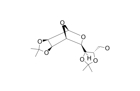 (-)-1,4-ANHYDRO-2,3:6,7-DI-O-ISOPROPYLIDENE-D-THREO-BETA-L-TALO-OCTOPYRANOSE