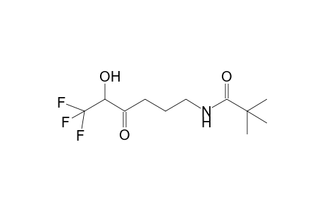 1,1,1-Trifluoro-2-hydroxy-6-pivaloamido-3-hexanone