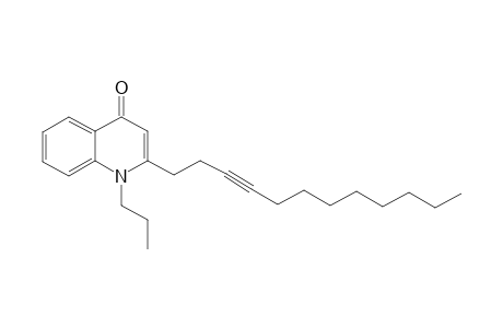 1-(N-PROPYL)-2-(3'-DODECYNYL)-4-(1H)-QUINOLONE