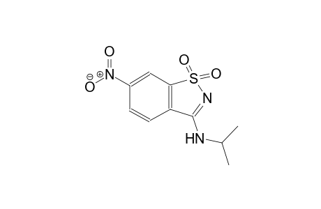 1,2-benzisothiazol-3-amine, N-(1-methylethyl)-6-nitro-, 1,1-dioxide