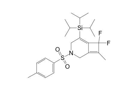 N-TOSYL-2-METHYL-3,3-DIFLUORO-5-TRIISOPROPYLSILYL-7-AZA-BICYCLO-[4.2.0]-OCTA-1,4-DIENE