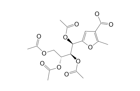 2-METHYL-5-(1',2',3',4'-TETRA-O-ACETYL-D-ARABINO-TETRITOL-1'-YL)-3-FUROIC-ACID