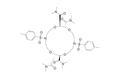 (2R,3R,11R,12R)-N,N,N',N',N'',N'',N''',N'''-OCTAMETHYL-1,4,10,13-TETRAOXA-7,16-DITOSYLAZACYCLOOCTADECANE-2,3,11,12-TETRACARBOXAMIDE