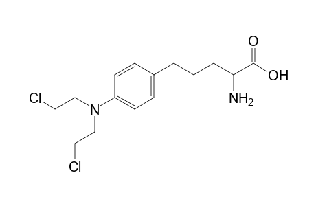 5-{p-[BIS(2-CHLOROETHYL)AMINO]PHENYL}NORVALINE