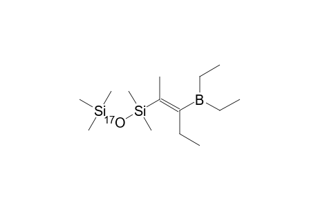 E-3-(DIETHYLBORYL)-2-(DIMETHYL-(TRIMETHYLSILYLOXY)-SILYL)-2-PENTENE