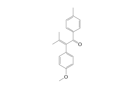 2-(4-METHOXYPHENYL)-3-METHYL-1-(4-METHYLPHENYL)-BUT-2-EN-1-ONE