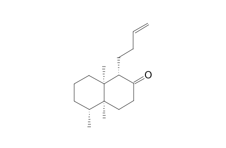 (1S,4A-S,5R,8A-S)-1-(BUT-3-ENYL)-4A,5,8A-TRIMETHYL-3,4,4A,5,6,7,8,8A-OCTAHYDRO-1H-NAPHTHALEN-2-ONE