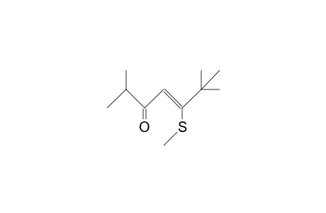 (Z)-2,6,6-Trimethyl-5-methylthio-hept-4-en-3-one