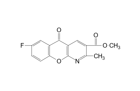 7-FLUORO-2-METHYL-5-OXO-5H-[1]BENZOPYRANO[2,3-b]PYRIDINE-3-CARBOXYLIC ACID, METHYL ESTER