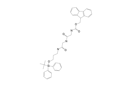 N-(N'-9-FLUORENYLMETHOXYCARBONYL-GLYCYL-GLYCYL)-O-TERT.-BUTYLDIPHENYLSILYL-3-AMINOPROPANOL