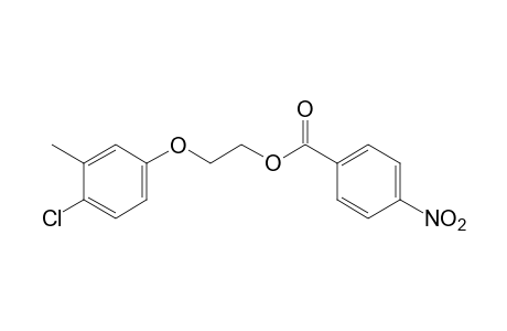 2-(4-chloro-m-tolyloxy)ethanol, p-nitrobenzoate