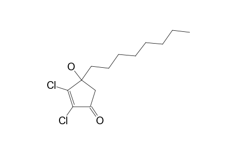 4-HYDROXY-4-OCTYL-2,3-DICHLORO-CYCLOPENT-2-EN-1-ONE