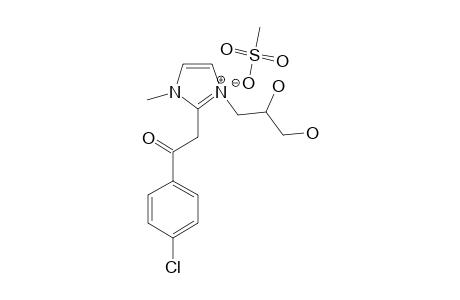 1-METHYL-2-(4-CHLOROPHENYL)-3-[(2,3-DIHYDROXY)-1-PROPYL]-IMIDAZOLIUM_METHANESULFONATE