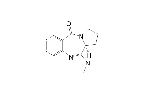 1,2,3,11A-TETRAHYDRO-11-(METHYLAMINO)-5H-PYRROLO-[2,1-C]-[1,4]-BENZODIAZEPIN-5-ONE