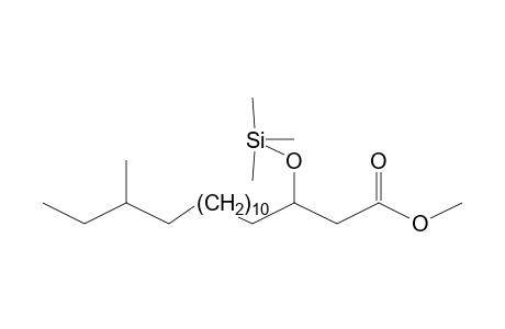 3-TRIMETHYLSILYLOXY-16-METHYL METHYL OCTADECANOATE