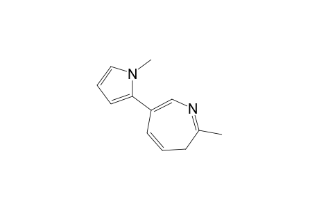 2-Methyl-6-(1-methyl-1H-pyrrol-2-yl)-3H-azepine