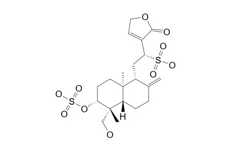 14-DEOXY-(12S)-SULFO-ANDROGRAPHOLIDE-3-SULFATE