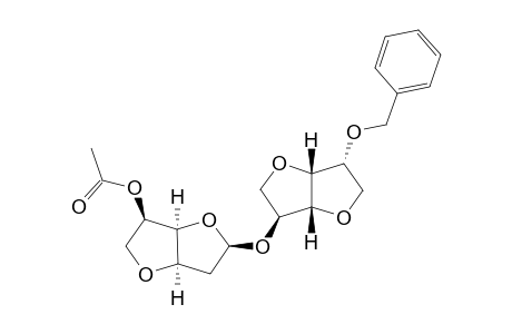 (3R,3AS,5R,6AR)-5-[(3S,3AR,6R,6AR)-6-(BENZYLOXY)-HEXAHYDROFURO-[3,2-B]-FURAN-3-YLOXY]-HEXAHYDROFURO-[3,2-B]-FURAN-3-YL-ACETATE