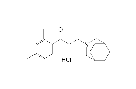 3-(3-azabicyclo[3.2.2]non-3-yl)-2',4'-dimethylpropiophenone, hydrochloride