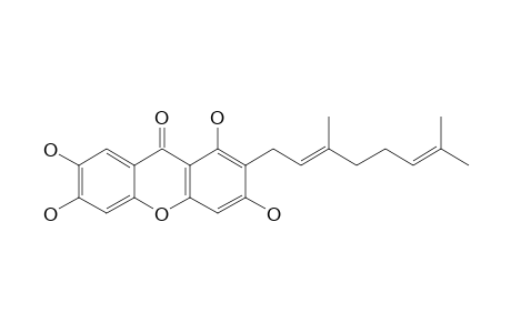 1,3,5,6-TETRAHYDROXY-2-(3,7-DIMETHYLOCT-2,6-DIENYL)-XANTHONE;BANNAXANTHONE-C