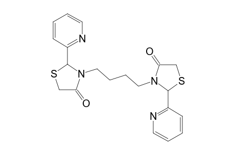 1,4-BIS-[2-(PYRIDIN-2-YL)-4-OXO-1,3-THIAZOLIDIN-3-YL]-BUTANE