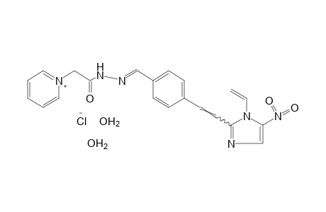 1-(CARBOXYMETHYL)PYRIDINIUM CHLORIDE, {p-[2-(5-NITRO-1-VINYLIMIDAZOL-2-YL)VINYL]BENZYLIDENE}HYDRAZIDE, DIHYDRATE