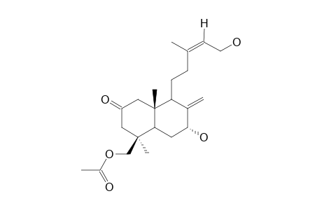 19-ACETOXY-7-ALPHA,15-DIHYDROXY-LABDA-8(17),(13Z)-DIEN-2-ONE