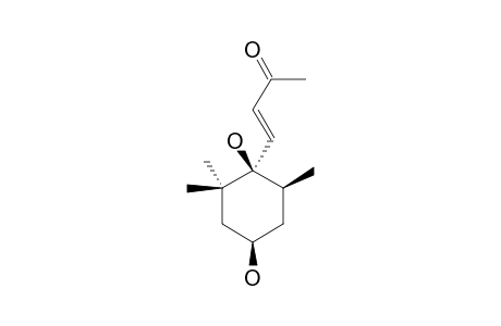 BOSCIALIN,(E)-4-[(1'R,4'R,6'S)-1',4'-DIHYDROXY-2',2',6'-TRIMETHYLCYCLOHEXYL]-BUT-3-ENE-2-ONE