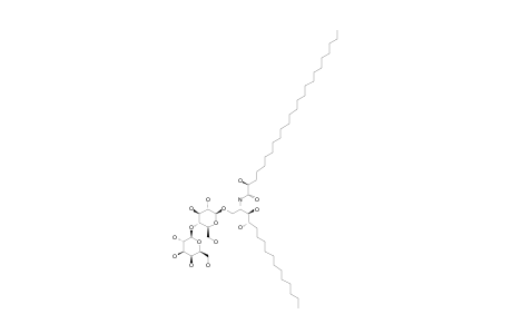 (2S,3S,4R)-1-O-[O-BETA-D-GALACTOPYRANOSYL-(1->4)-EBTA-D-GLUCOPYRANOSYL]-2-[(2R)-2-HYDROXYTETRACOSANOYLAMINO]-1,3,4-HEXADECANETRIOL