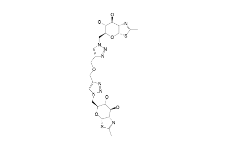 BIS-[[(1,2-DIDEOXY-2'-METHYL-ALPHA-D-GLUCOPYRANO-[2,1-D]-DELTA-2'-THIAZOLIN-6-YL)-TRIAZOL-4-YL]-METHYL]-ETHER