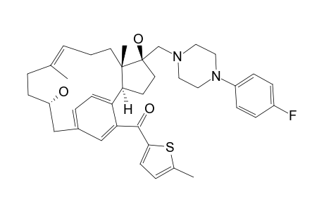 #SI-9;(2S,5S,6S,13S,9E)-5-[4-(4-FLUOROPHENYL)-PIPERAZIN-1-YLMETHYL]-5,13-DIHYDROXY-6,10-DIMETHYLTRICYCLO-[13.2.2.0(2,6)]-NONADECA-1(17),9,15,18-TETRAEN-17-YL-5