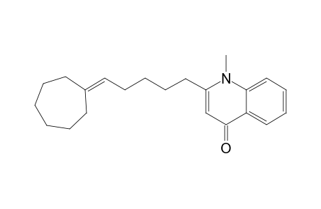 1-METHYL-2-[(5'E)-CYCLOHEPTYLIDENYLPENTYNYL]-4(1H)-QUINOLONE