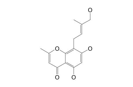 5,7-DIHYDROXY-8-[(2E)-4-HYDROXY-3-METHYLBUT-2-ENYL]-2-METHYL-4H-1-BENZOPYRAN-4-ONE