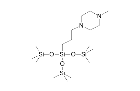 TRIS(TRIMETHYLSILYLOXY)(N-METHYLPIPERAZINOPROPYL)SILANE