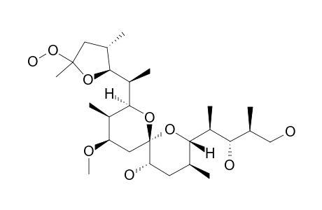 (2S,3S,4S)-4-[(2S,3R,4R,6R,8S,9S,11S)-2-[(1R)-1-[(2S,3S)-5-hydroperoxy-3,5-dimethyloxolan-2-yl]ethyl]-11-hydroxy-4-methoxy-3,9-dimethyl-1,7-dioxaspiro[5.5]undecan-8-yl]-2-methylpentane-1,3-diol