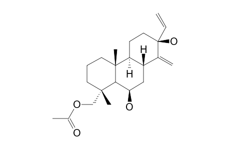 6-BETA,13-BETA-DIHYDROXY-18-ACETOXYCASSAN-14(17),15-DIENE